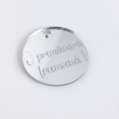 Pandantiv Circular „O primăvară frumoasă!”