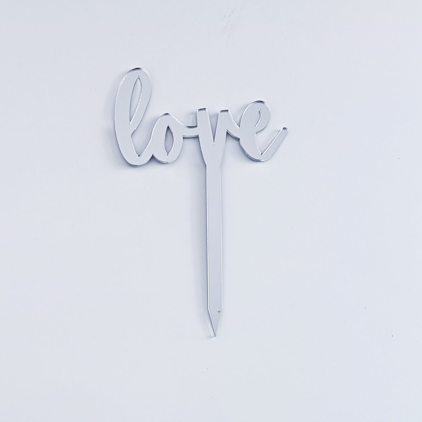 Topper Floral „Love” cu Tijă Scurtă