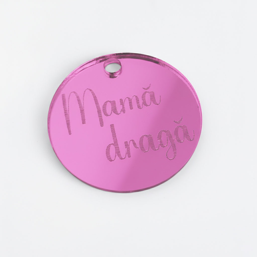 Pandantiv Circular „Mamă dragă”