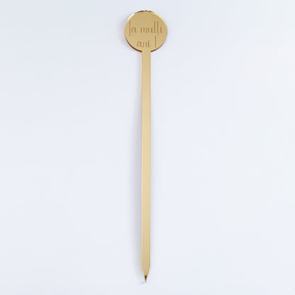 Topper Floral „La mulți ani!”