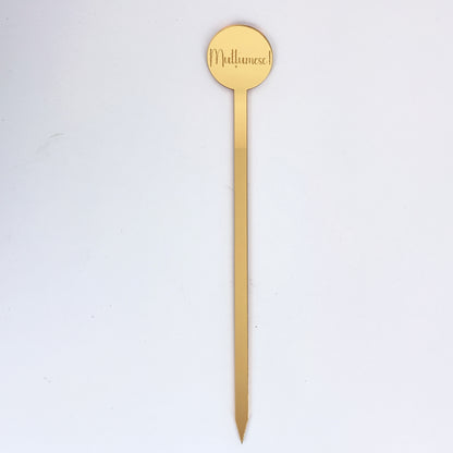 Topper Floral „Mulțumesc!”