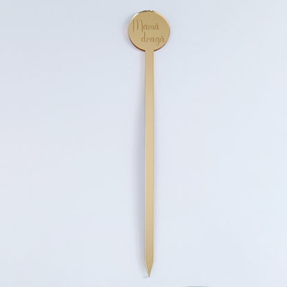 Topper Floral „Mamă dragă”