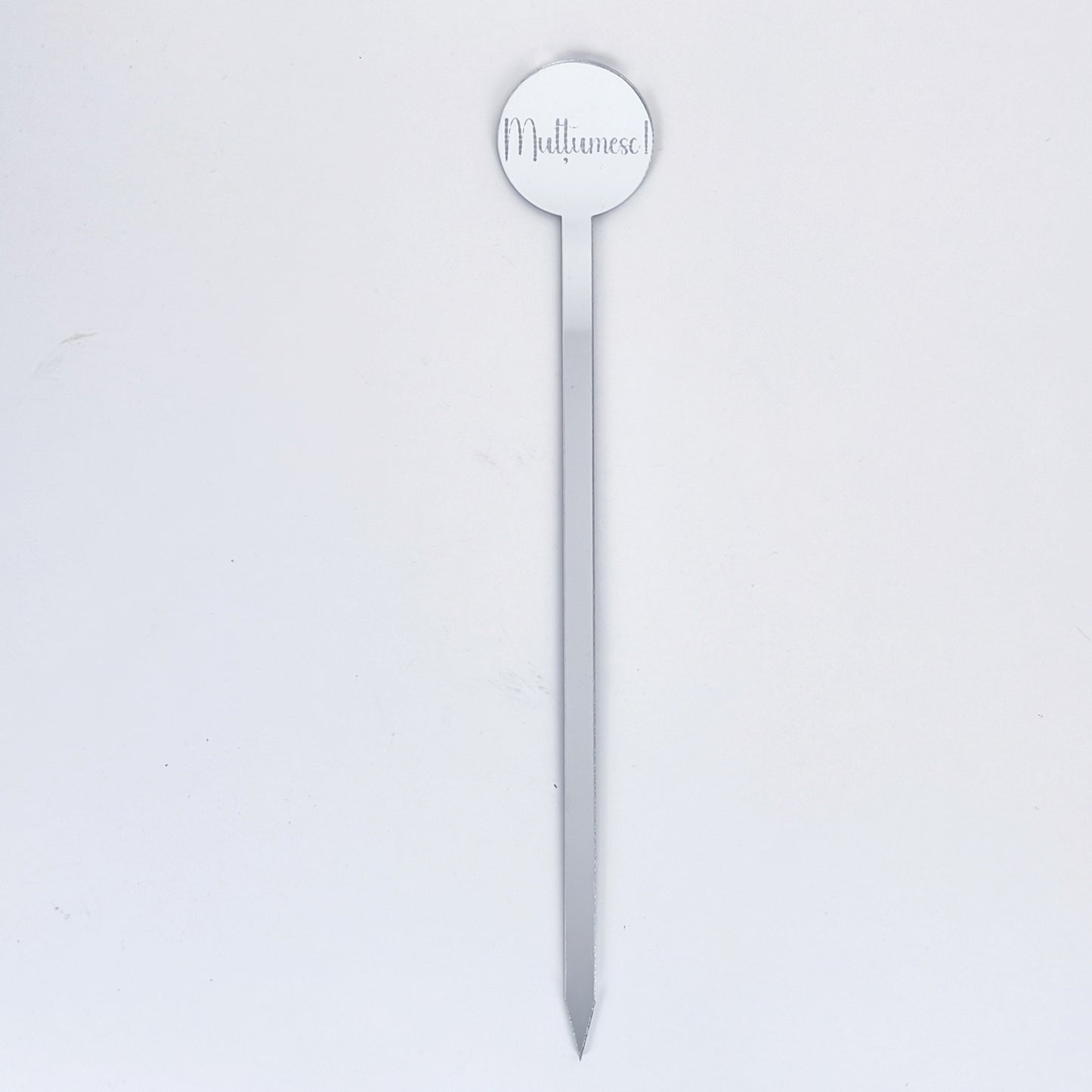 Topper Floral „Mulțumesc!”