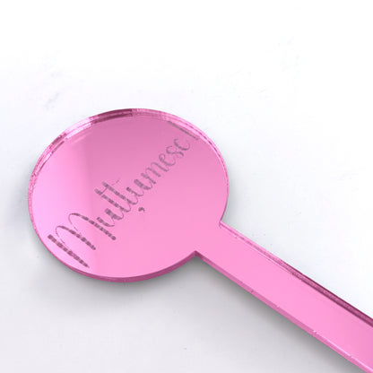 Topper Floral „Mulțumesc!”