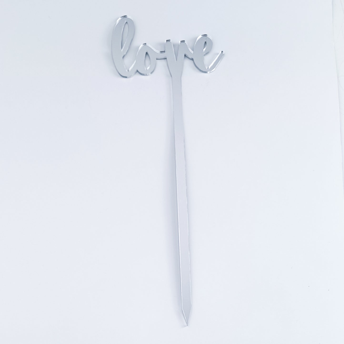 Topper Floral „Love” cu Tijă Lungă