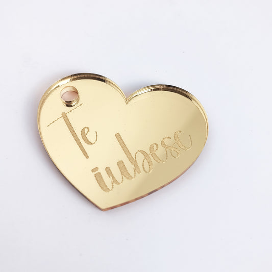 Pandantiv Inimă „Te iubesc”