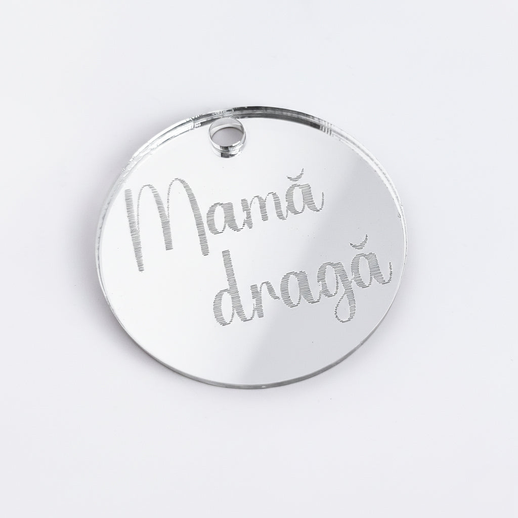 Pandantiv Circular „Mamă dragă”