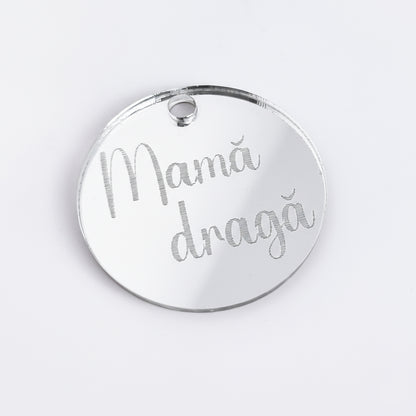 Pandantiv Circular „Mamă dragă”