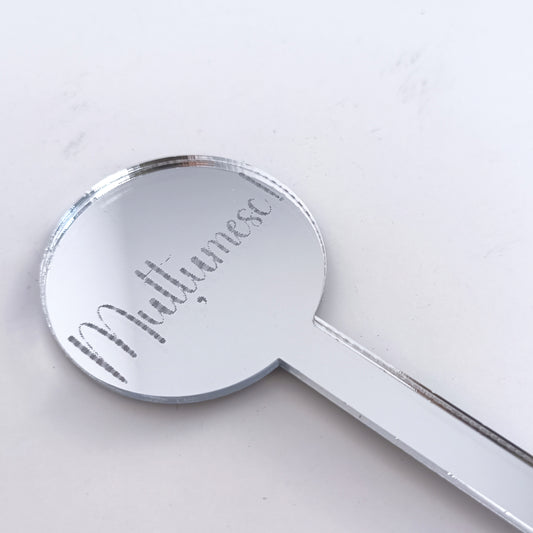 Topper Floral „Mulțumesc!”