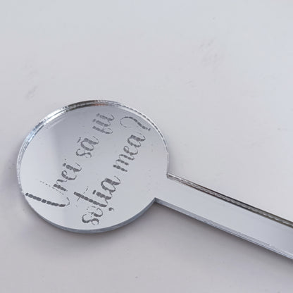 Topper Floral „Vrei să fii soția mea?”