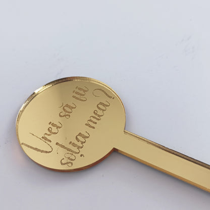 Topper Floral „Vrei să fii soția mea?”