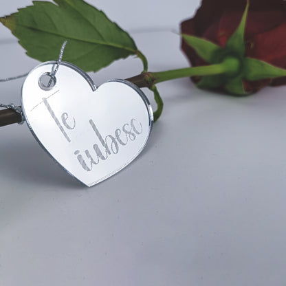 Pandantiv Inimă „Te iubesc”