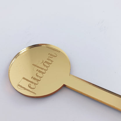 Topper Floral „Felicitări !”