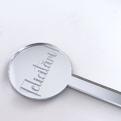 Topper Floral „Felicitări !”