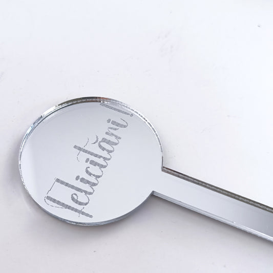 Topper Floral „Felicitări !”