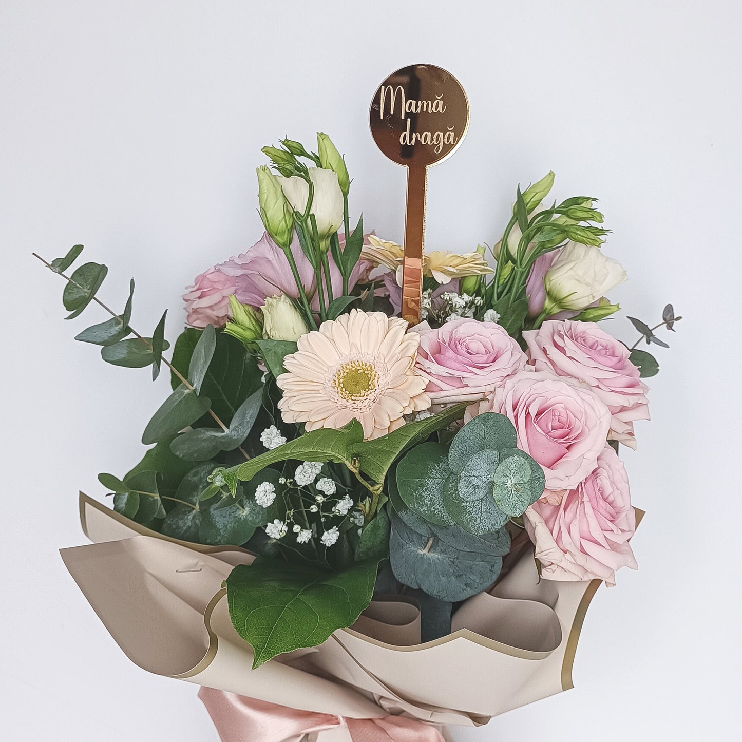 Topper Floral „Mamă dragă”