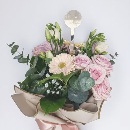 Topper Floral „Mamă dragă”