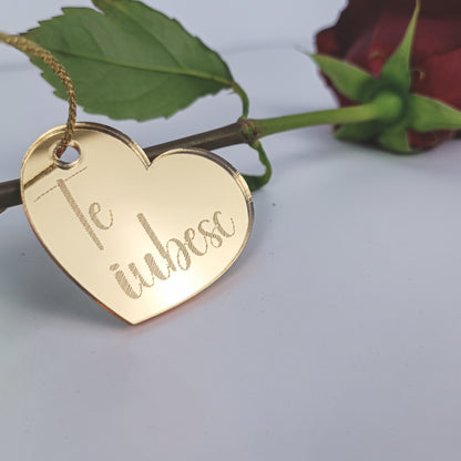 Pandantiv Inimă „Te iubesc”