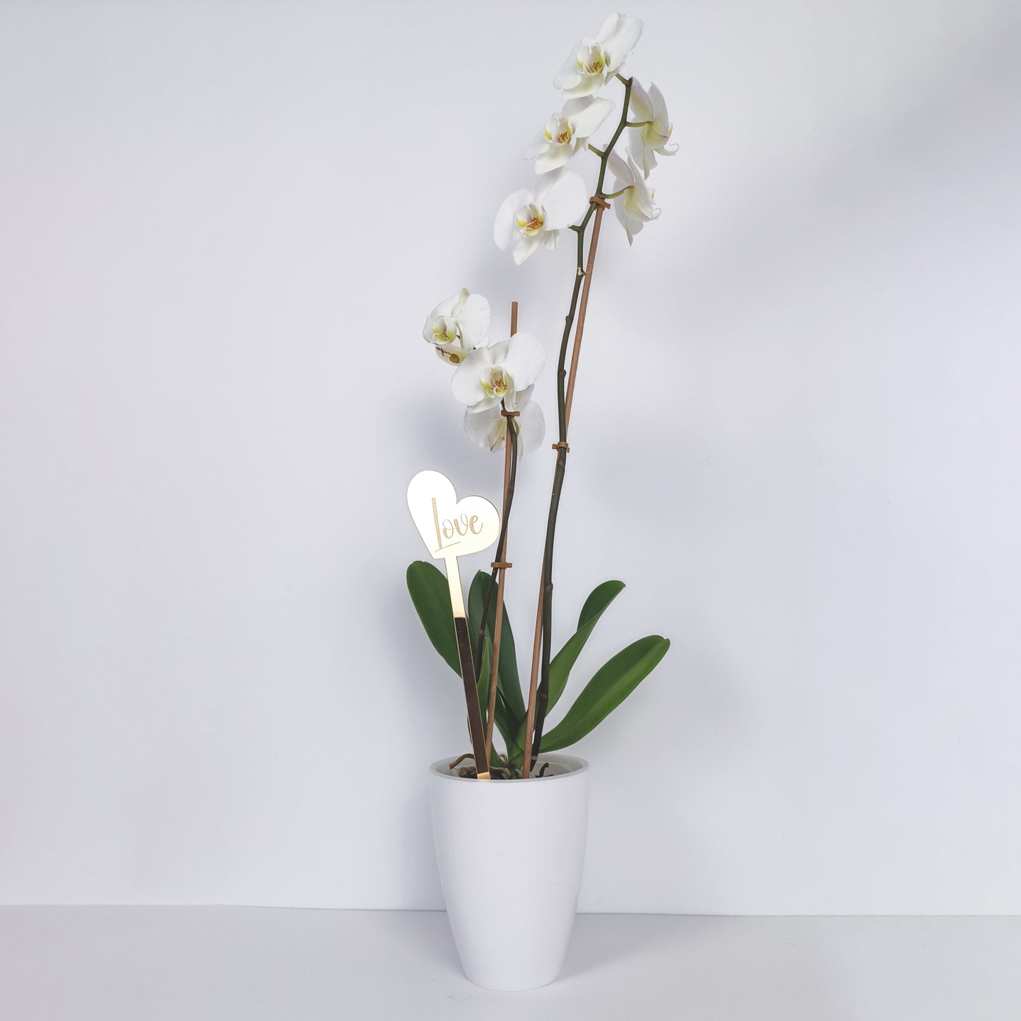 Topper Floral Inimă „Love”