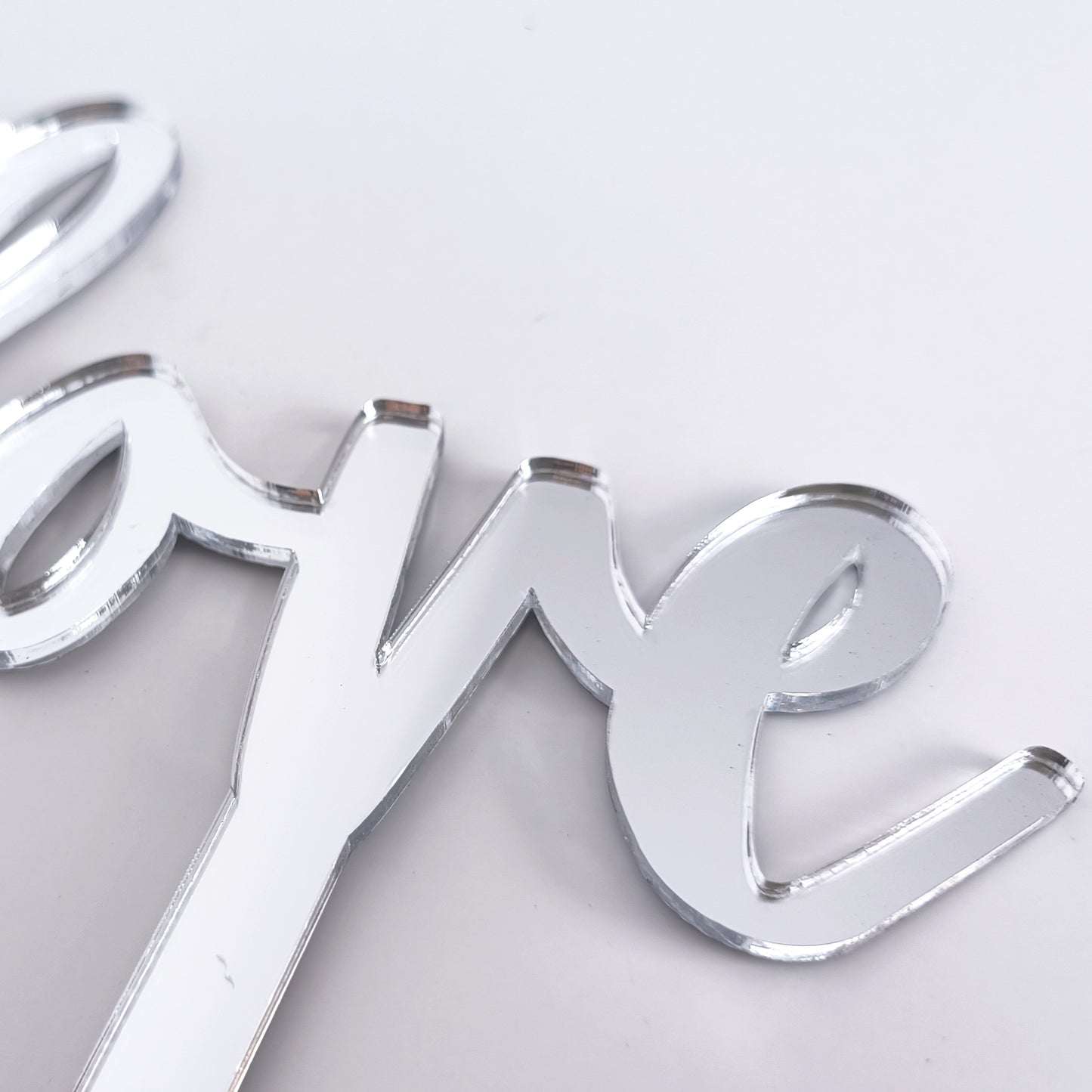 Topper Floral „Love” cu Tijă Scurtă