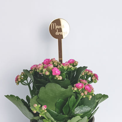 Topper Floral „Mamă dragă”