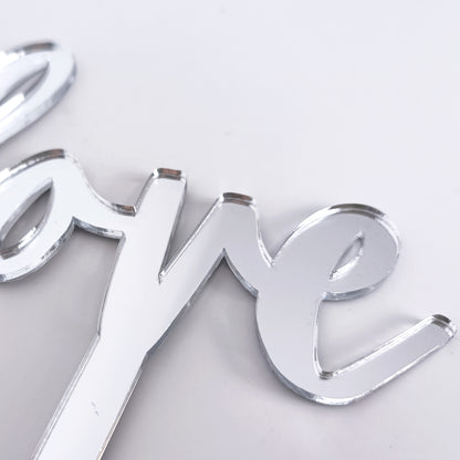 Topper Floral „Love” cu Tijă Lungă